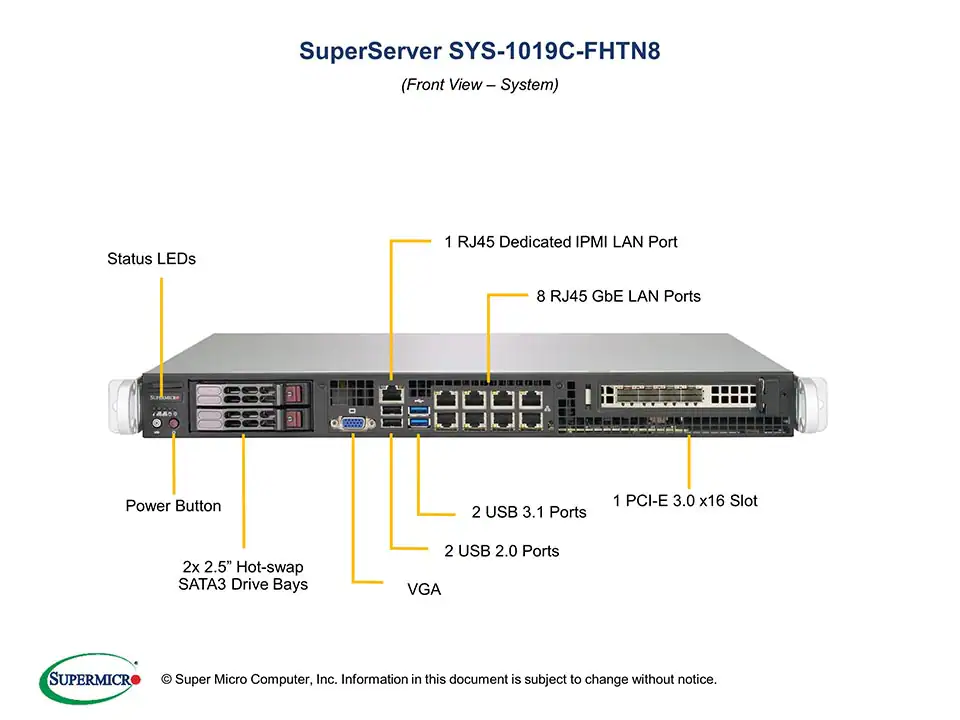 SYS-1019C-FHTN8
