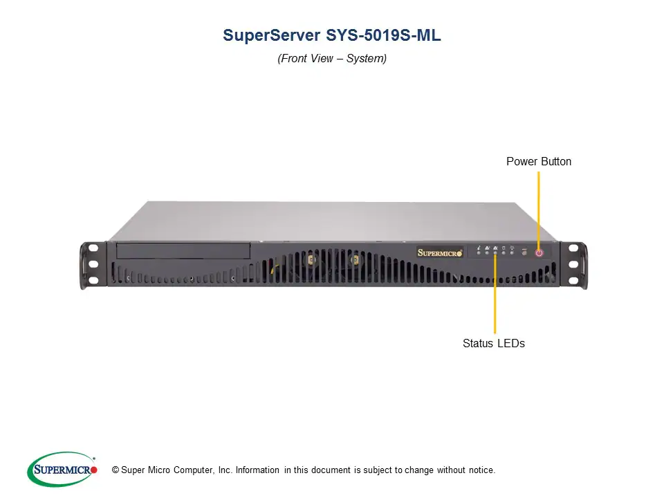 SYS-5019S-ML