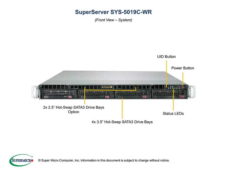 SYS-5019C-WR
