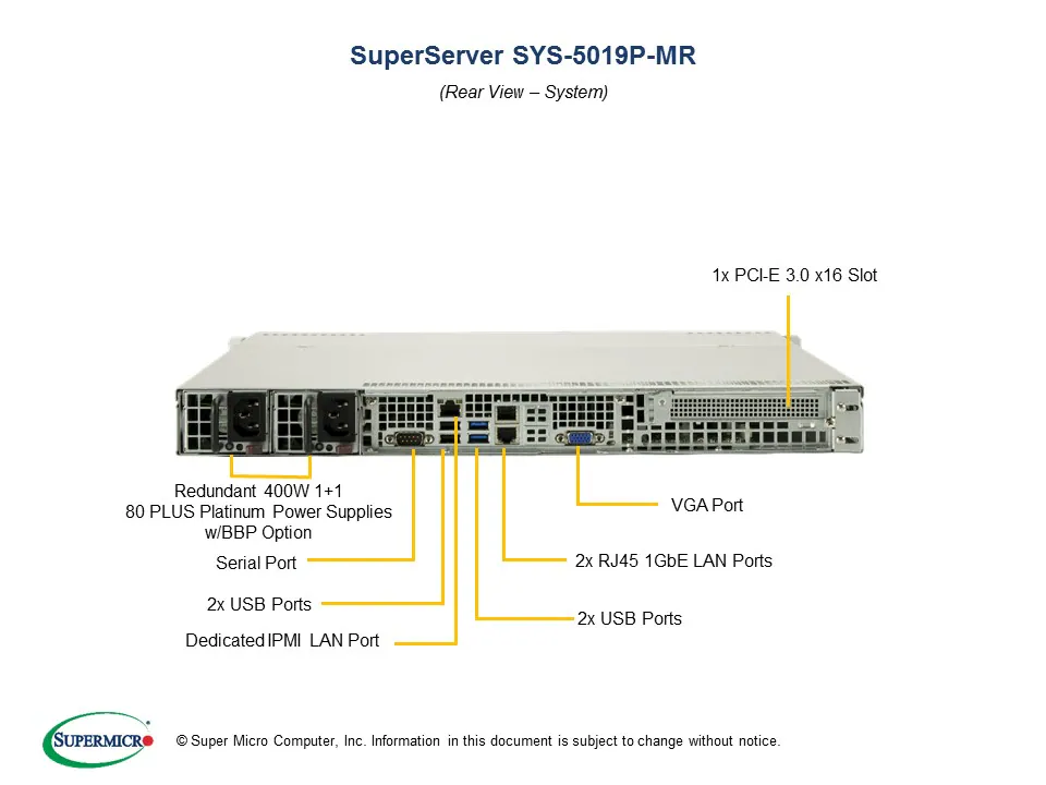 SYS-5019P-MR