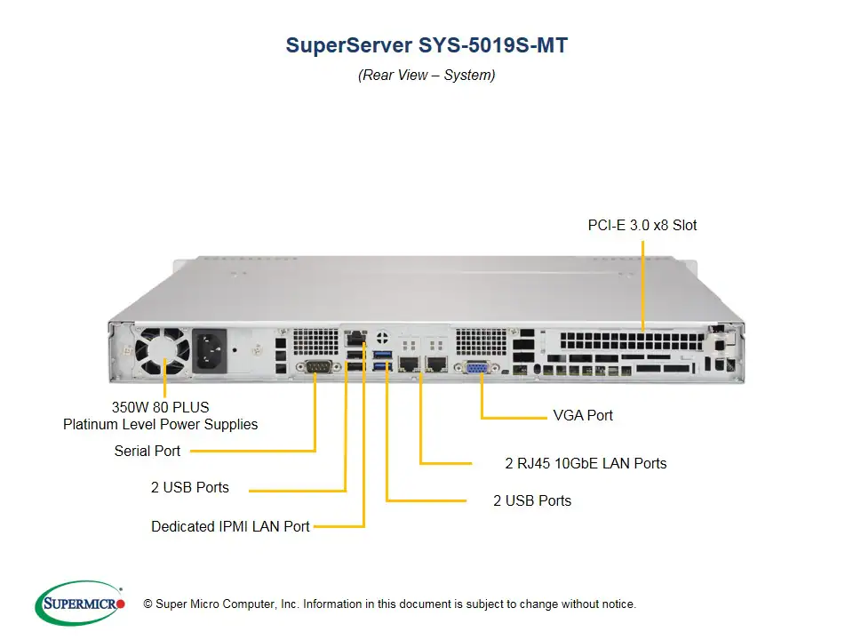 SYS-5019S-MT