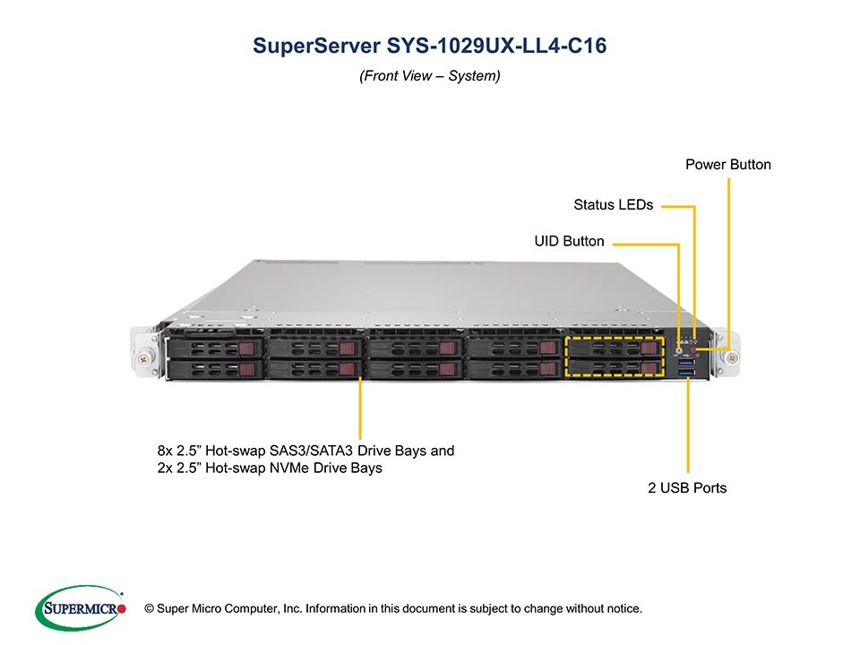 SYS-1029UX-LL4-C16