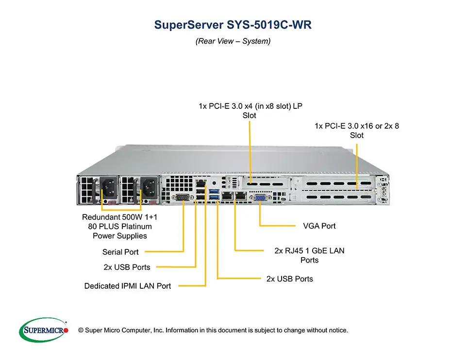 SYS-5019C-WR