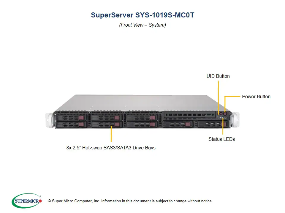 SYS-1019S-MC0T