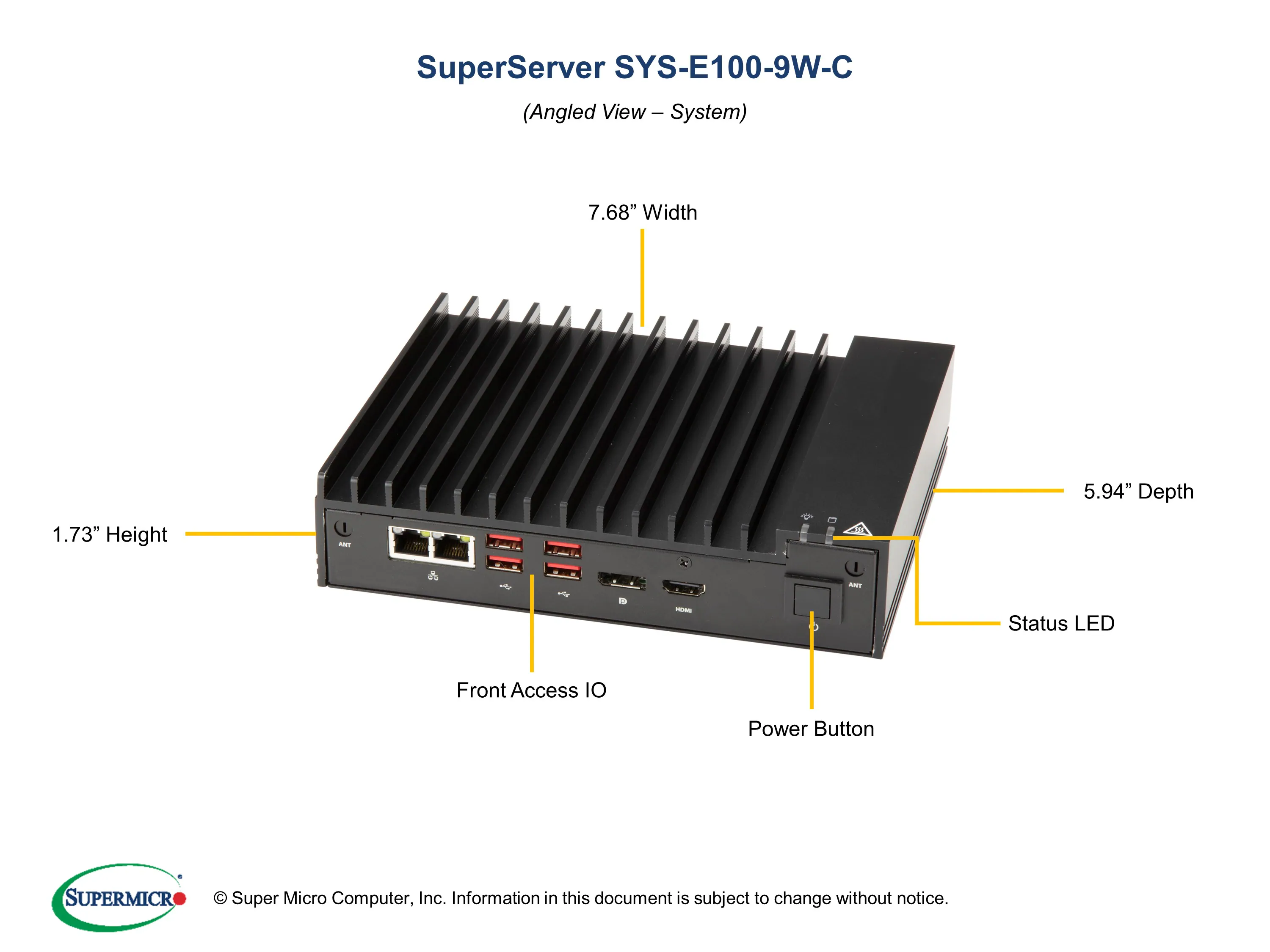 SYS-E100-9W-C