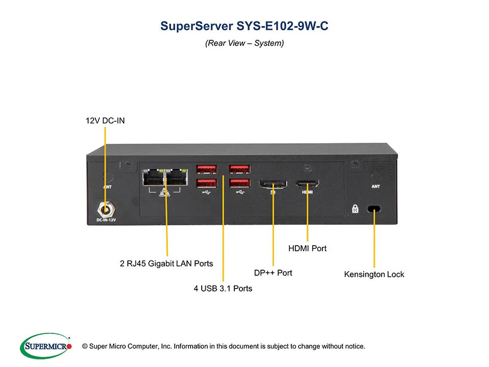 SYS-E102-9W-C