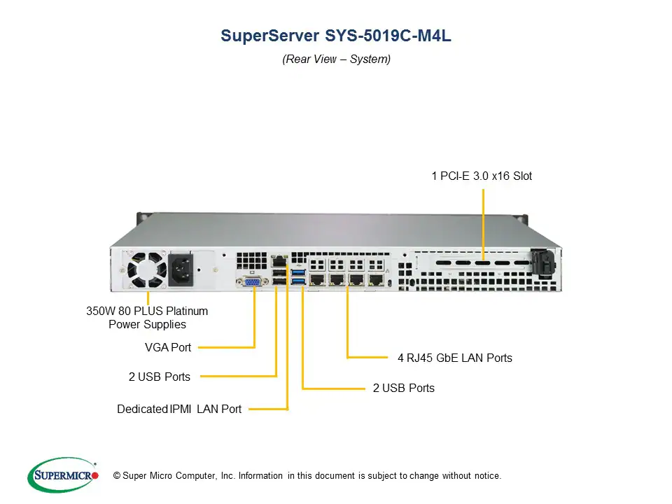 SYS-5019C-M4L