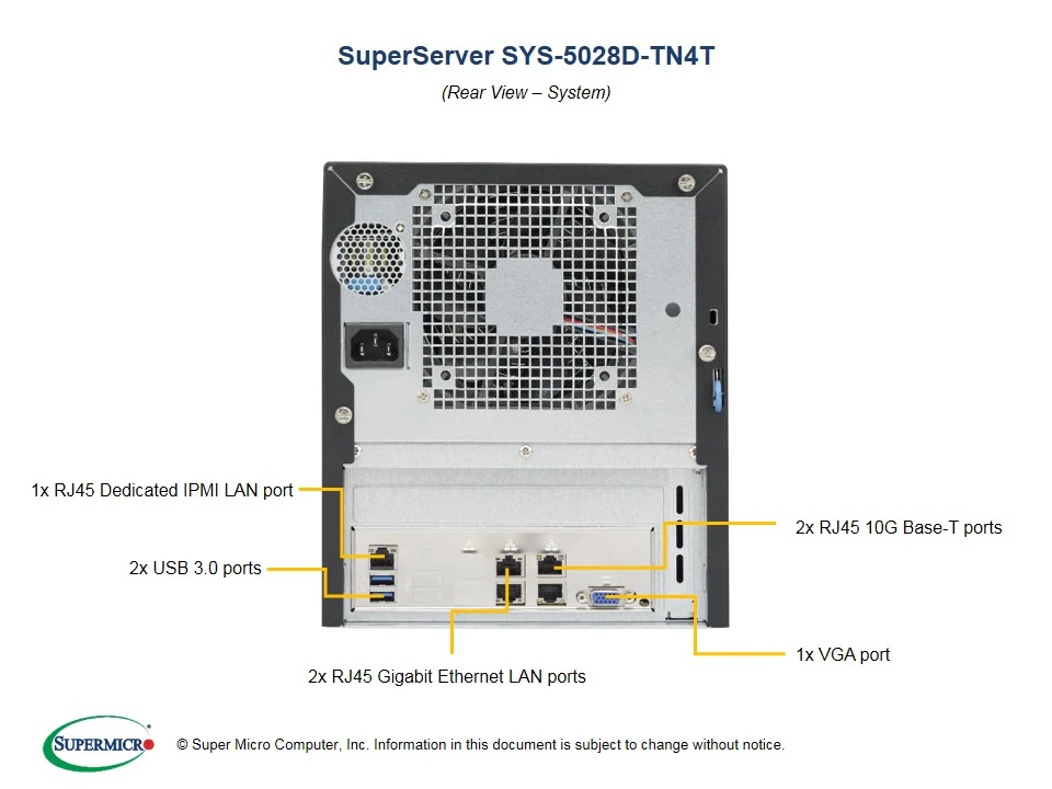 SYS-5028D-TN4T