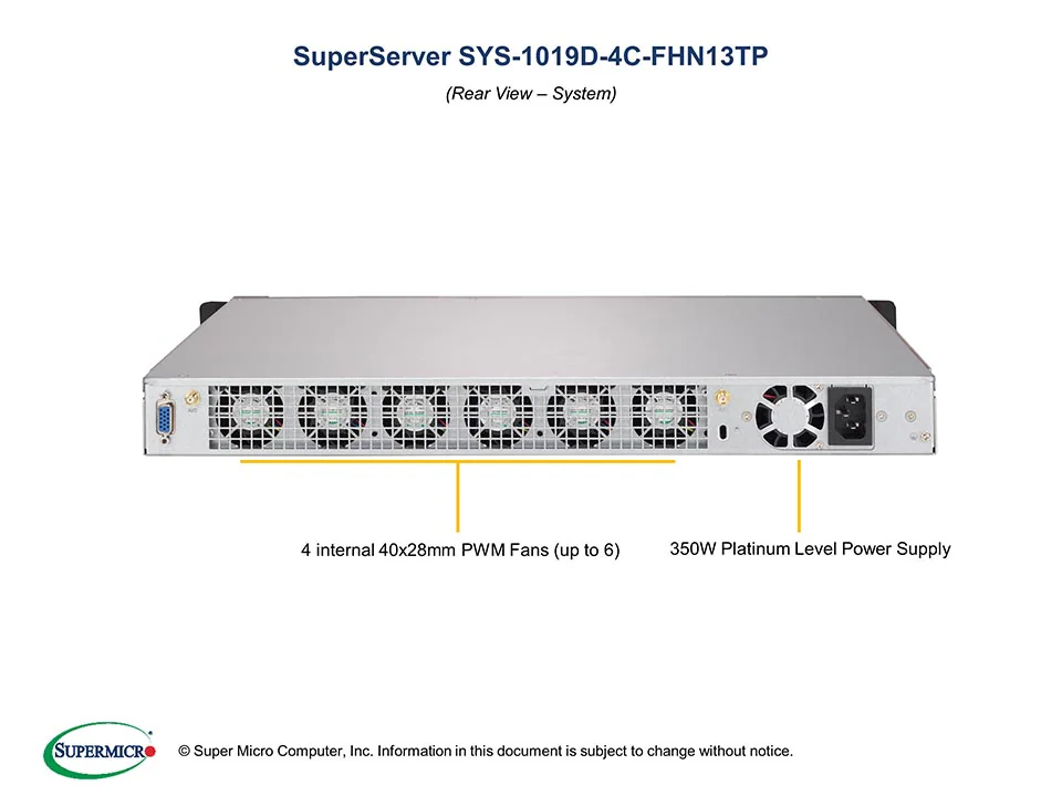 SYS-1019D-4C-FHN13TP