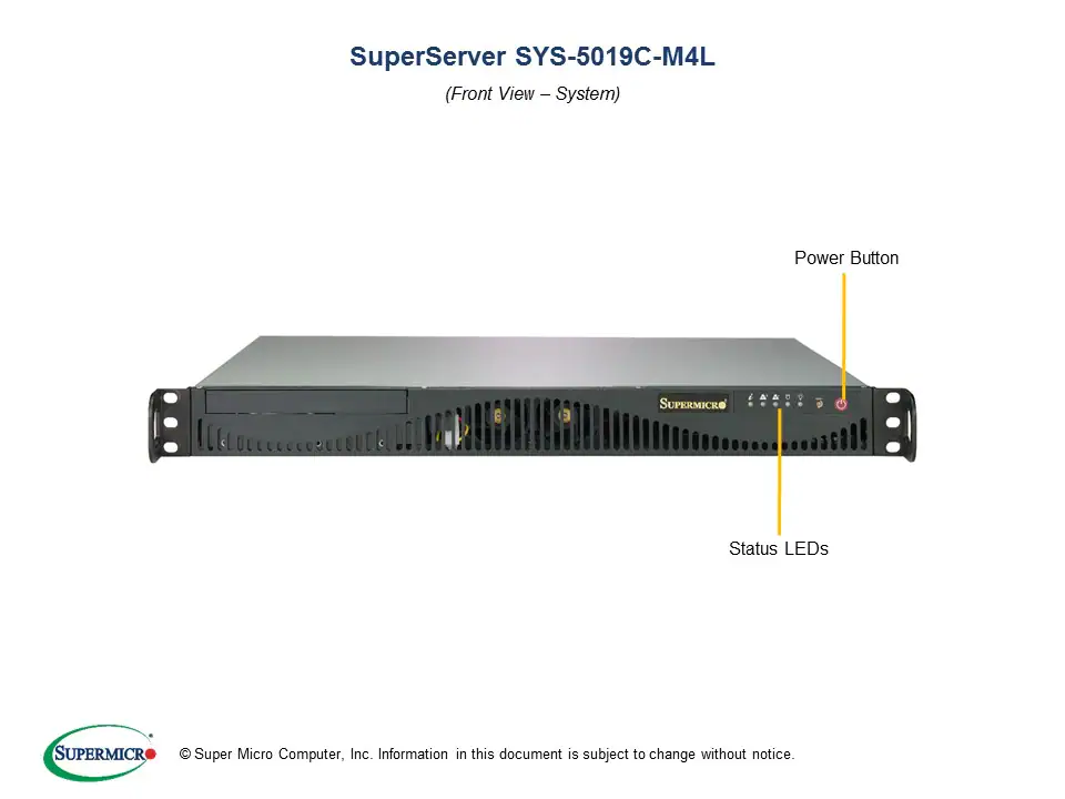 SYS-5019C-M4L