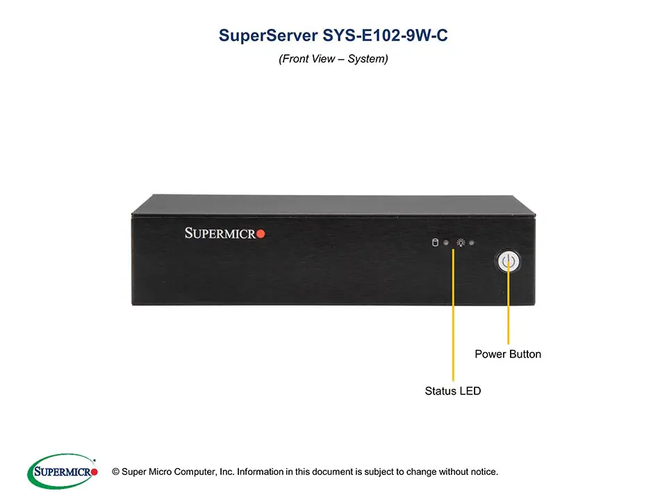 SYS-E102-9W-C