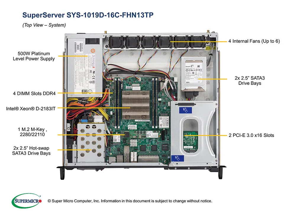 SYS-1019D-16C-FHN13TP