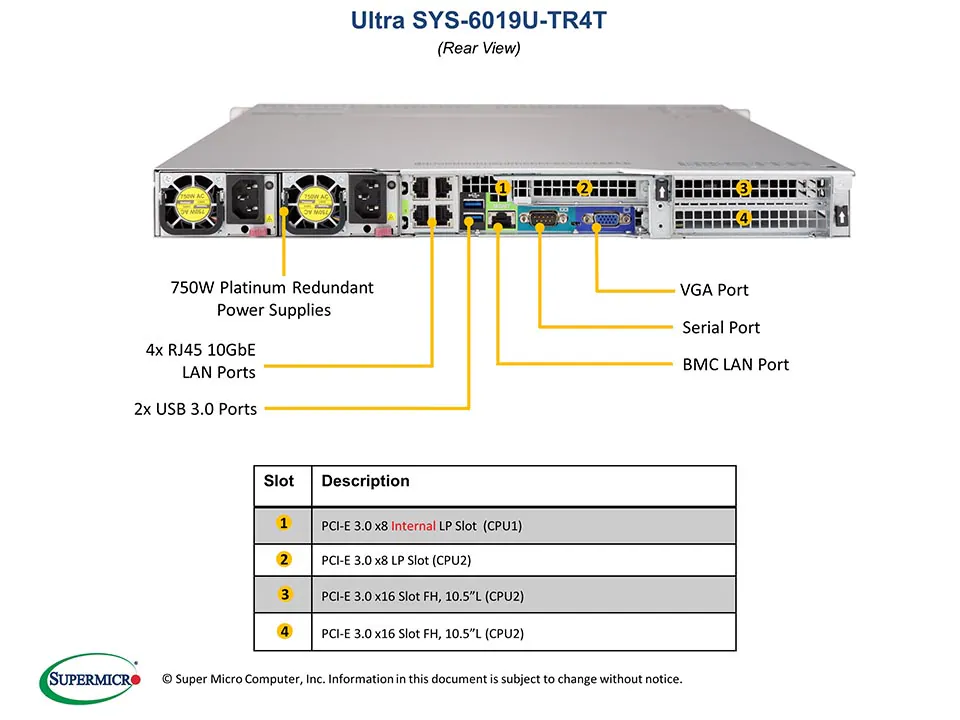 SYS-6019U-TR4T