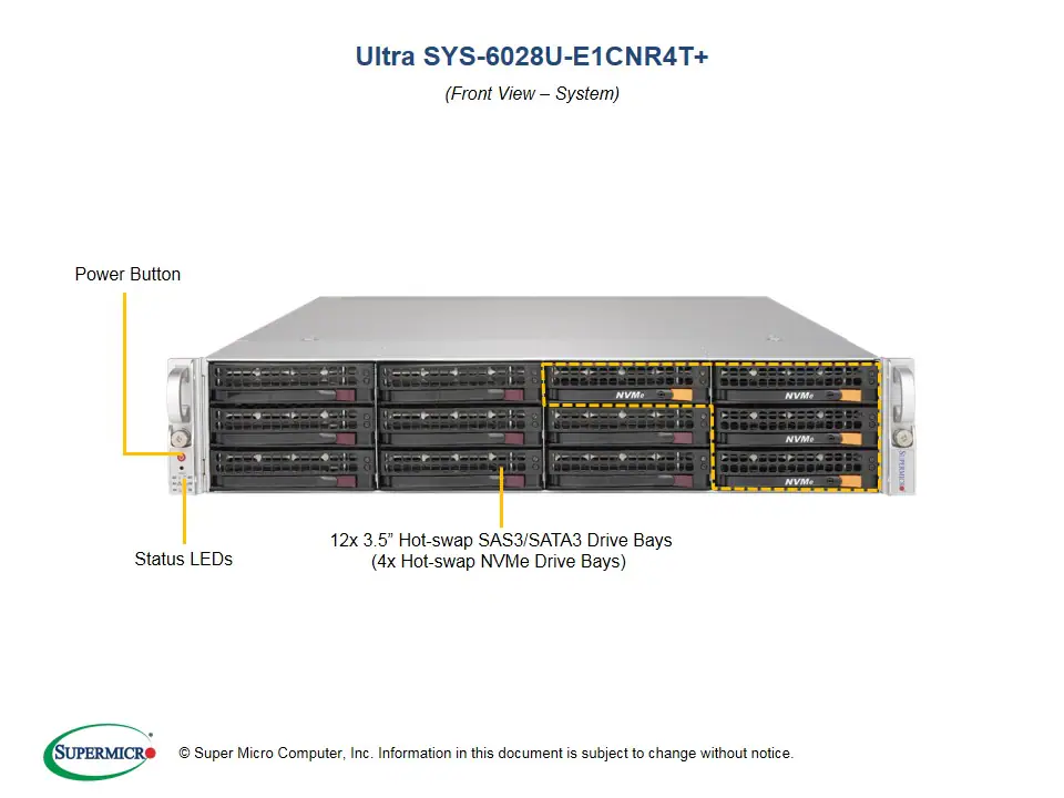 SYS-6028U-E1CNR4T+