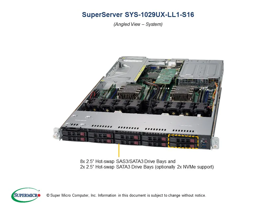 SYS-1029UX-LL1-S16