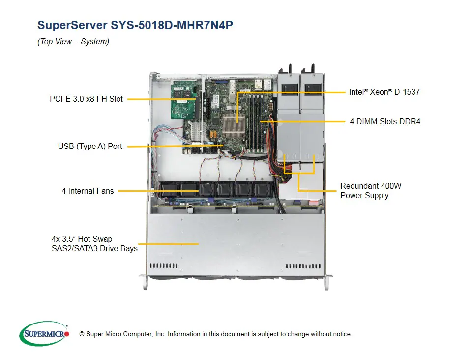 SYS-5018D-MHR7N4P